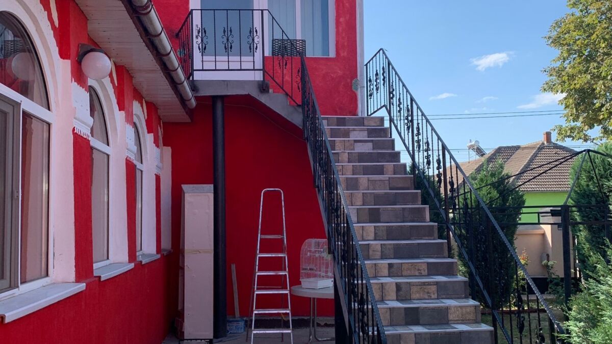 Balustradă din fier forjat realizată de Marpop